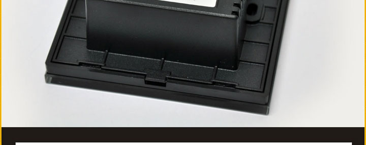 方派智能觸摸開關 可控硅系列 黑色三位經典型 3-5毫米鋼化玻璃面板 負載功率3-150W